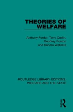 portada Theories of Welfare (Routledge Library Editions: Welfare and the State) (en Inglés)