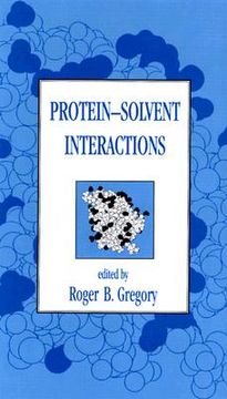portada protein-solvent interactions (en Inglés)