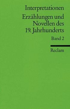 portada Interpretationen: Erzählungen und Novellen des 19. Jahrhunderts: 9 Beiträge: Bd 2 (Literatur Studium) (en Alemán)