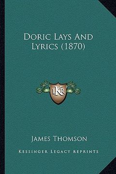 portada doric lays and lyrics (1870) (in English)