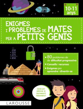 portada ENIGMES I PROBLEMES DE MATES PER A PETITS GENIS (10-11 ANYS) (en Catalá)