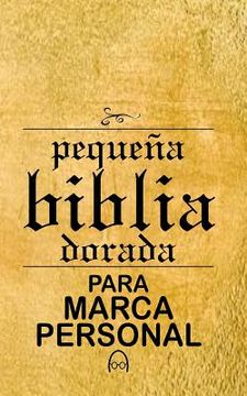 portada Pequena Biblia Dorada para Marca Personal