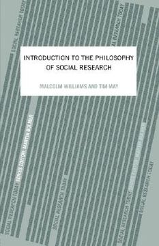 portada an introduction to the philosophy of social research (in English)