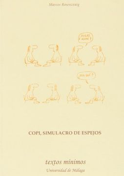 portada Copi, simulacro de espejos (Textos Mínimos)