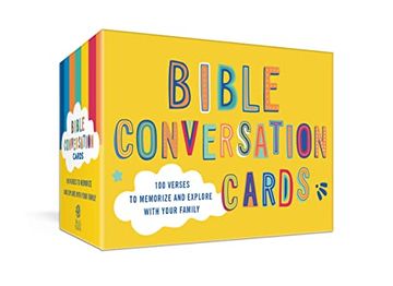 portada Bible Conversation Cards: 100 Verses to Memorize and Explore With Your Family (en Inglés)