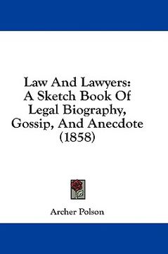 portada law and lawyers: a sketch book of legal