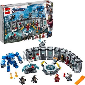 portada LEGO Marvel Avengers Iron Man Hall of Armor 76125 Building Kit - Tony Stark Action Figure
