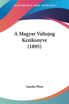portada A Magyar Valtojog Kezikonyve (1895) (en Hebreo)