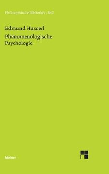 portada Phänomenologische Psychologie (in German)