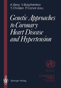 portada genetic approaches to coronary heart disease and hypertension (en Inglés)