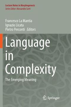portada Language in Complexity: The Emerging Meaning (en Inglés)