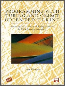 portada programming with turing and object oriented turing (en Inglés)