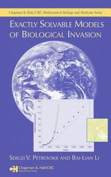 portada exactly solvable models of biological invasion (en Inglés)