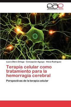 portada terapia celular como tratamiento para la hemorragia cerebral (en Inglés)