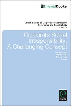 portada corporate social irresponsibility: a challenging concept (en Inglés)
