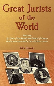 portada great jurists of the world (in English)