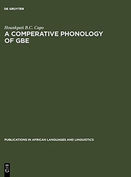 portada A Comperative Phonology of gbe (en Inglés)