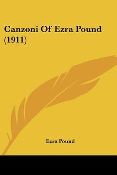 portada canzoni of ezra pound (1911)