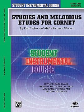 portada studies and melodious etudes for cornet