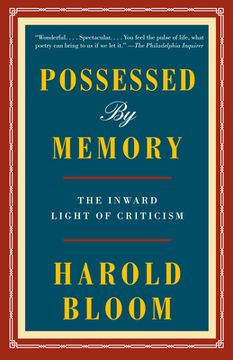 portada Possessed by Memory: The Inward Light of Criticism (in English)