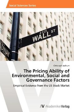 portada the pricing ability of environmental, social and governance factors