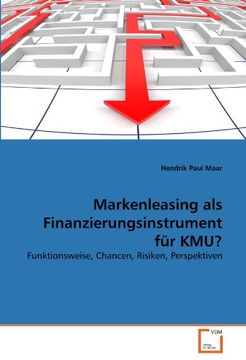 portada Markenleasing als Finanzierungsinstrument für KMU?