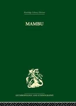 portada Mambu: A Melanesian Millennium (en Inglés)