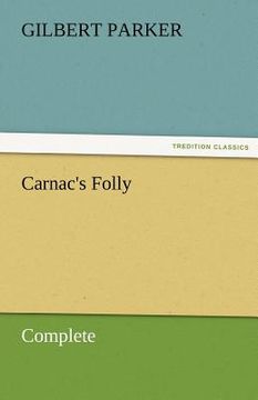 portada carnac's folly, complete (en Inglés)
