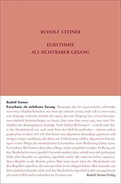 portada Eurythmie als Sichtbarer Gesang (en Alemán)