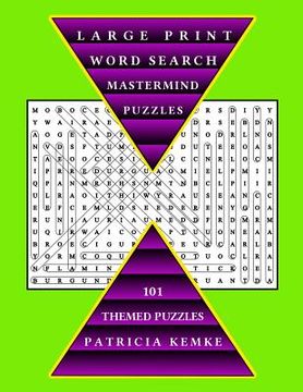 portada Large Print Word Search Mastermind Puzzles (en Inglés)