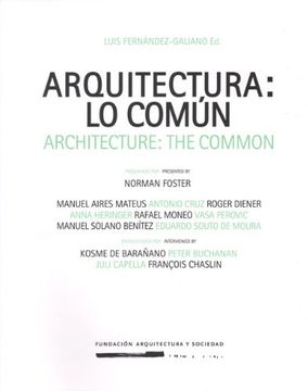 portada Architectura: lo comun (esp-ing)