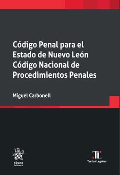 portada Código Penal Para el Estado de Nuevo León. Código Nacional de Procedimientos Penales