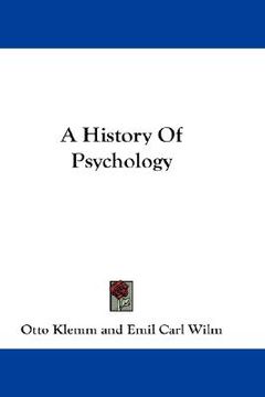 portada a history of psychology (en Inglés)
