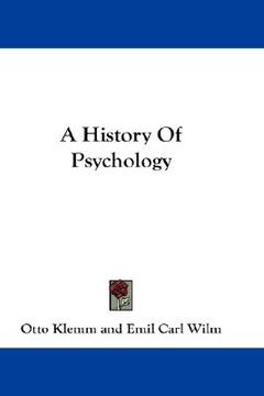 portada a history of psychology (in English)