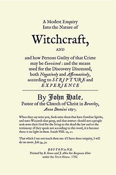 portada A Modest Enquiry Into the Nature of Witchcraft 