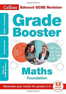portada Collins GCSE Revision and Practice - New Curriculum - Edexcel GCSE Maths Foundation Grade Booster for Grades 3-5 (en Inglés)