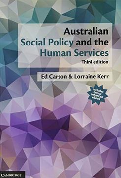 portada Australian Social Policy and the Human Services (en Inglés)