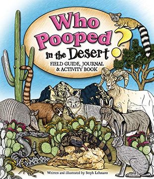 portada Who Pooped in the Desert? Field Guide, Journal & Activity Book (en Inglés)