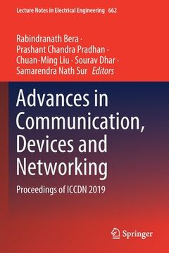 portada Advances in Communication, Devices and Networking: Proceedings of Iccdn 2019 (en Inglés)