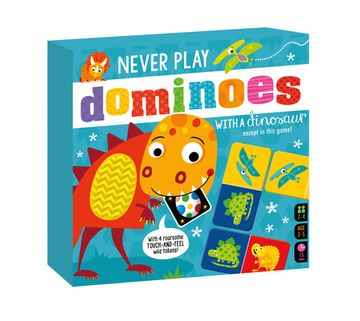 portada Never Play Dominoes with a Dinosaur