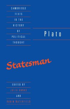 portada Plato: The Statesman Paperback (Cambridge Texts in the History of Political Thought) (in English)