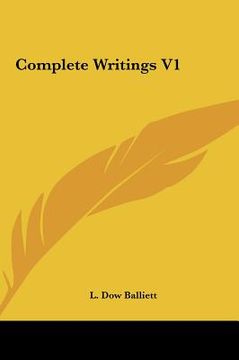 portada complete writings v1 (en Inglés)