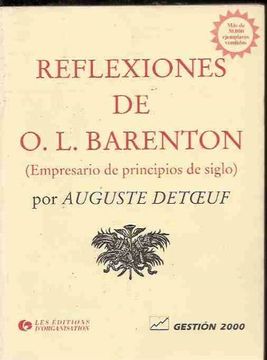 portada Reflexiones de o.l. barenton : empresario de principios de siglo