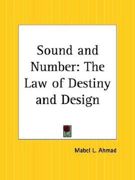 portada sound and number: the law of destiny and design (in English)
