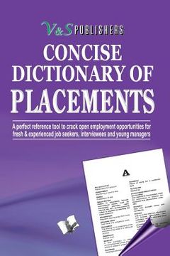 portada Concise Dictionary of Placements (en Inglés)