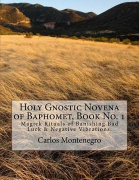 portada Holy Gnostic Novena of Baphomet, Book No. 1: Magick Rituals of Banishing Bad Luck & Negative Vibrations. (en Inglés)