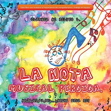 portada La Nota Musical Perdida.  Do,Re,Mi,Fa,Sol.    Donde Esta si?