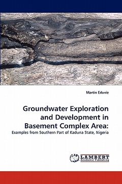 portada groundwater exploration and development in basement complex area (en Inglés)