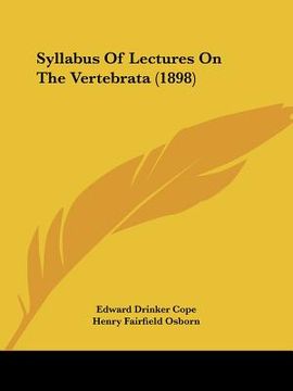 portada syllabus of lectures on the vertebrata (1898) (in English)