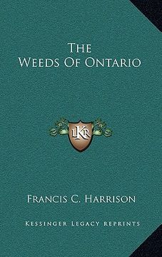 portada the weeds of ontario (in English)